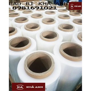 Màng quấn PE 10cm ( 1 tấc) quấn hàng bảo về hàng hóa chống bụi - nặng 500 gram