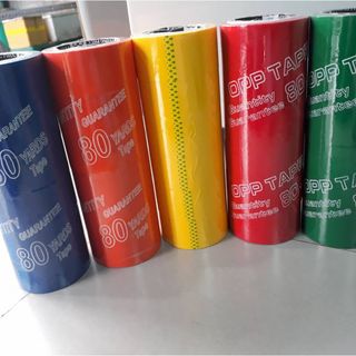 COMBO 10 CÂY Băng Keo Màu TẶNG 1 Dao Cắt BĂNG KEO --> Gói Hàng Siêu Đẹp - 6 cuộn [Bao Bì Khả Anh]