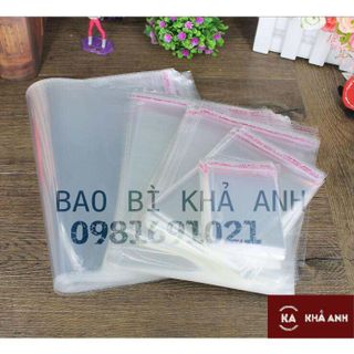 1 KG Bọc Kiếng Keo Đựng Quần Áo túi nilong đựng hàng - TÚI CÓ KEO DÁN - KD1598 giá sỉ