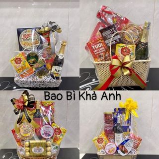 Màng Co Giỏ Quà Tết TÚI MÀNG CO BỌC GIỎ QUÀ TẾT 2022 hàng loại 1 siêu đẹp chất lượng CÓ SIZE LỚNBAO BÌ KHẢ ANH