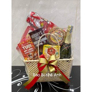 Màng Co Giỏ Quà Tết TÚI MÀNG CO BỌC GIỎ QUÀ TẾT 2022 hàng loại 1 siêu đẹp chất lượng CÓ SIZE LỚNBAO BÌ KHẢ ANH