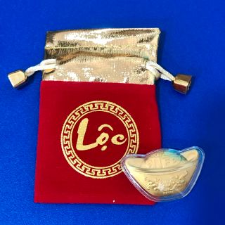 Sỉ Túi Nhung Túi Gấm đỏ chữ Lộc giá tốt, Túi đựng Xu, Túi Đựng Đồ Phong Thủy, Túi đựng Đồ Trang Sức