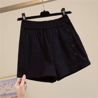 Quần short 4 khuy chất đũi cạp chun