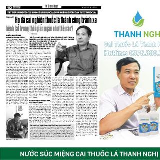 Cai Thuốc Lá Thanh Nghị Chính Hãng - Dung tích 400ml