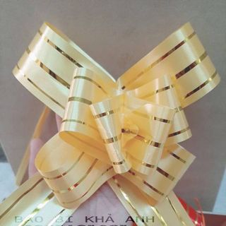 Sét 10 cái Nơ Rút bảng 5cm Trang Trí Giỏ quà Tết siêu Xinh Trang trí hộp quà tình yêu - bản rộng 4.5cm