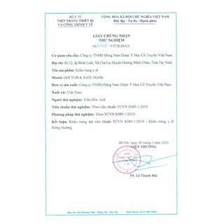 Combo 3 hộp Khẩu trang tinh dầu thiên nhiên Doctor K