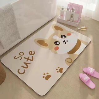 Thảm sillicone hình thú dễ thương