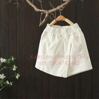 Quần giả váy cạp chun to chất đũi hot hit