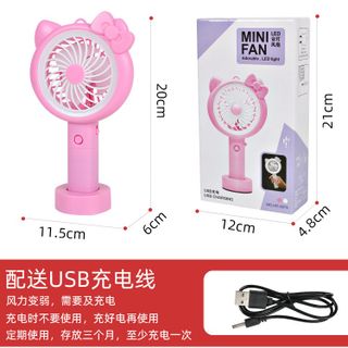 Quạt hình Mèo Kít Ty CÓ ĐÈN