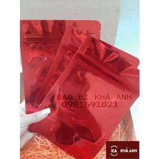 TÚI ZIP MÀU ĐỎ TÚI ZIPPER ĐÁY ĐỨNG MÀU TÚI ZIPPER ĐÁY ĐỨNG MÀU ĐỎ (1KG) - BBKHAANH