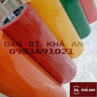 Băng Keo MÀU CAM FREESHIP Quấn hàng siêu dính chắc trang trí hàng hóa - 1 cây 6 cuộn - BAO BÌ KHẢ ANH