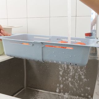 Rổ gác bồn rửa bát gấp gọn Lúa mạch