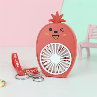Quạt mini móc khóa cầm tay - Sạc USB