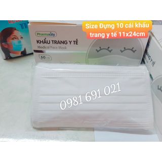 1kg Túi Kiếng Keo Đựng KHẨU TRANG Y TẾ SIZE 12X20CM giá sỉ