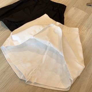 Quần short giả váy kaki cạp chun sau co dãn thoải mái