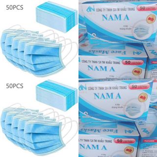 1 Hộp Khẩu Trang Y Tế Cao Cấp 4 Lớp vải 3D kháng khuẩn hộp 50 cái dành cho người lớp - Bao Bì Khả Anh