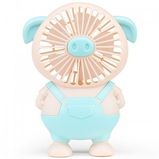 Quạt Cầm tay mini hình con lợn dễ thương - Sạc USB