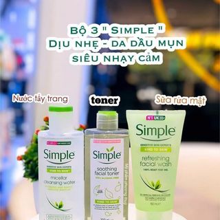 Bộ 3 sản phẩm Simple - Combo Simple