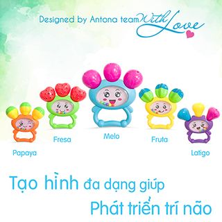Xúc xắc trái cây " baby fruits"