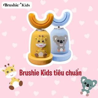 (Bản tiêu chuẩn)Bàn chải điện cao cấp BRUSHIE KIDS cho bé 2 tuổi trở lên, chăm sóc nướu, cho răng nhạy cảm