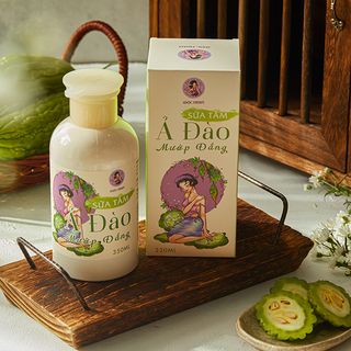 [Chính Hãng] Sữa Tắm Mướp Đắng Ả Đào Dành Cho Da Nhạy Cảm,Dùng Được Cho Trẻ Nhỏ Mộc Nhan Natural 350ml