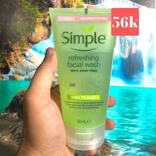 Sữa rửa mặt Simple Refreshing facial wash dạng gel phù hợp với mọi loại da 150ml giá sỉ