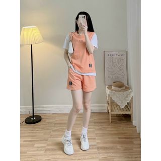 Đồ bộ mặc nhà in NO.9 chất thun conton co giản, thoáng mát freesize dưới 70kg