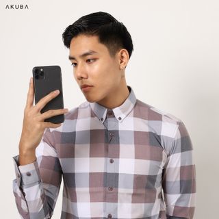 ÁO SƠ MI TAY DÀI AKUBA A890