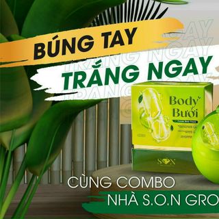 Combo kem body cốt ủ bưởi + tắm trắng bưởi