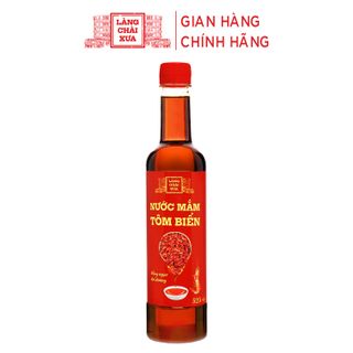 [THÙNG 6 CHAI] NƯỚC MẮM TÔM BIỂN HỒNG NGỌC ĐẠI DƯƠNG 525ML - LÀNG CHÀI XƯA giá sỉ