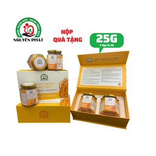 QUÀ TẶNG CAO CẤP - ĐÔNG TRÙNG HẠ THẢO SẤY THĂNG HOA THƯỢNG HẠNG 25G - NGUYÊN PHÁT