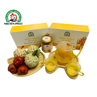 QUÀ TẶNG CAO CẤP - ĐÔNG TRÙNG HẠ THẢO SẤY THĂNG HOA THƯỢNG HẠNG 25G - NGUYÊN PHÁT