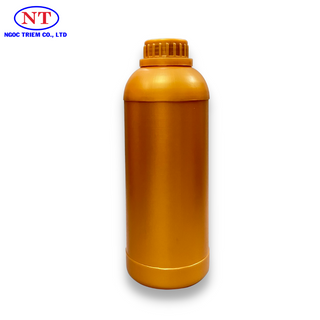 Bình Nhựa HDPE Tròn 1L Nắp Garenty- MS B-VT2