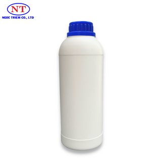 Bình Nhựa HDPE Tròn 1L Nắp Garenty- MS B-VT2