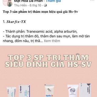 Kem Dưỡng Da Mờ Thâm Nám, Tàn Nhang | Fixderma Skarfix-TX Cream | 15gr