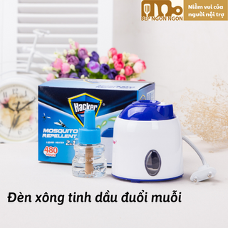 Đèn xông tinh dầu đuổi muỗi đuổi côn trùng Par Par tặng kèm 01 lọ tinh dầu đuổi muỗi Zika