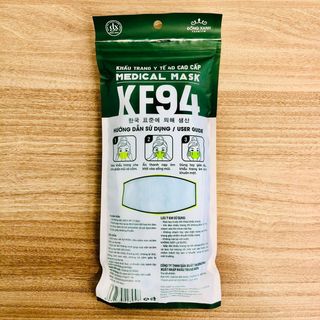 Khẩu trang y tế KF94 Đồng Xanh PREMIUM