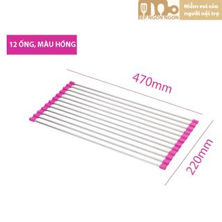 Giá inox để ráo nước bồn rửa chén bát