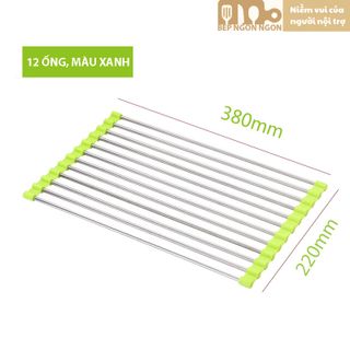 Giá inox để ráo nước bồn rửa chén bát