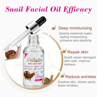 Serum Collagren Ốc Oli Sên Snail dưỡng ẩm da chuyên sâu , ngăn ngừa lão hoá , se khít lỗ chân lông 30ml