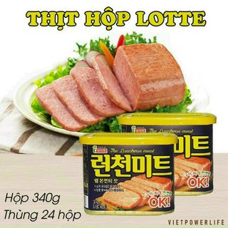 Thịt hộp Lotte Hàn Quốc 340g giá sỉ