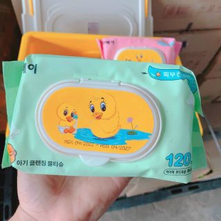 Khăn ướt vịt Phú Đạt hộp 10 gói