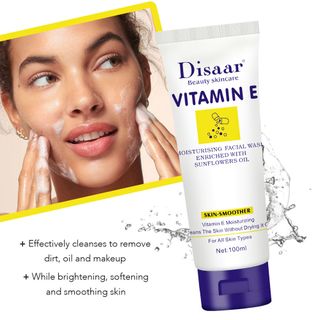 Sữa rửa mặt Vitamin E Disaar dưỡng ẩm, ngăn ngừa mụn , trị mụn thâm 100g