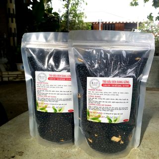 Eo thon không khó, trà đậu đen rang gừng giúp giảm cân, giảm mỡ bụng, thanh lọc cơ thể, da đẹp, tóc khỏe (túi 1kg).