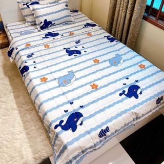 Bộ ga gối cotton boly