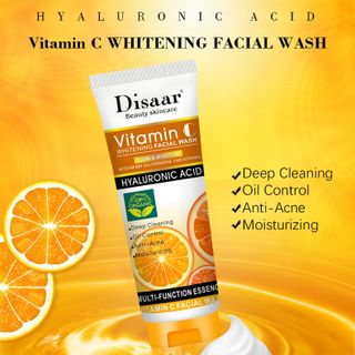 Sữa rửa mặt Vitamin C Disaar dưỡng da , giúp da tươi sáng , ngăn ngừa các loại mụn 100ml