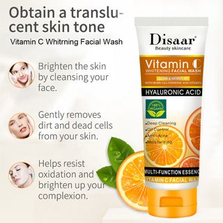 Sữa rửa mặt Vitamin C Disaar dưỡng da , giúp da tươi sáng , ngăn ngừa các loại mụn 100ml