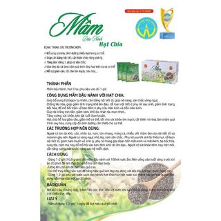MẦM ĐẬU NÀNH HẠT CHIA TĂNG VÒNG 1, GIẢM CÂN, ĐẸP DA -HỘP 30 GÓI