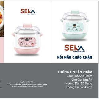 NỒI HẦM CHÁO CHẬM SEKA 1L