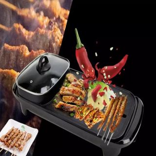 Bếp Nướng Kèm Nồi Lẩu 2in1 Chữ Nhật